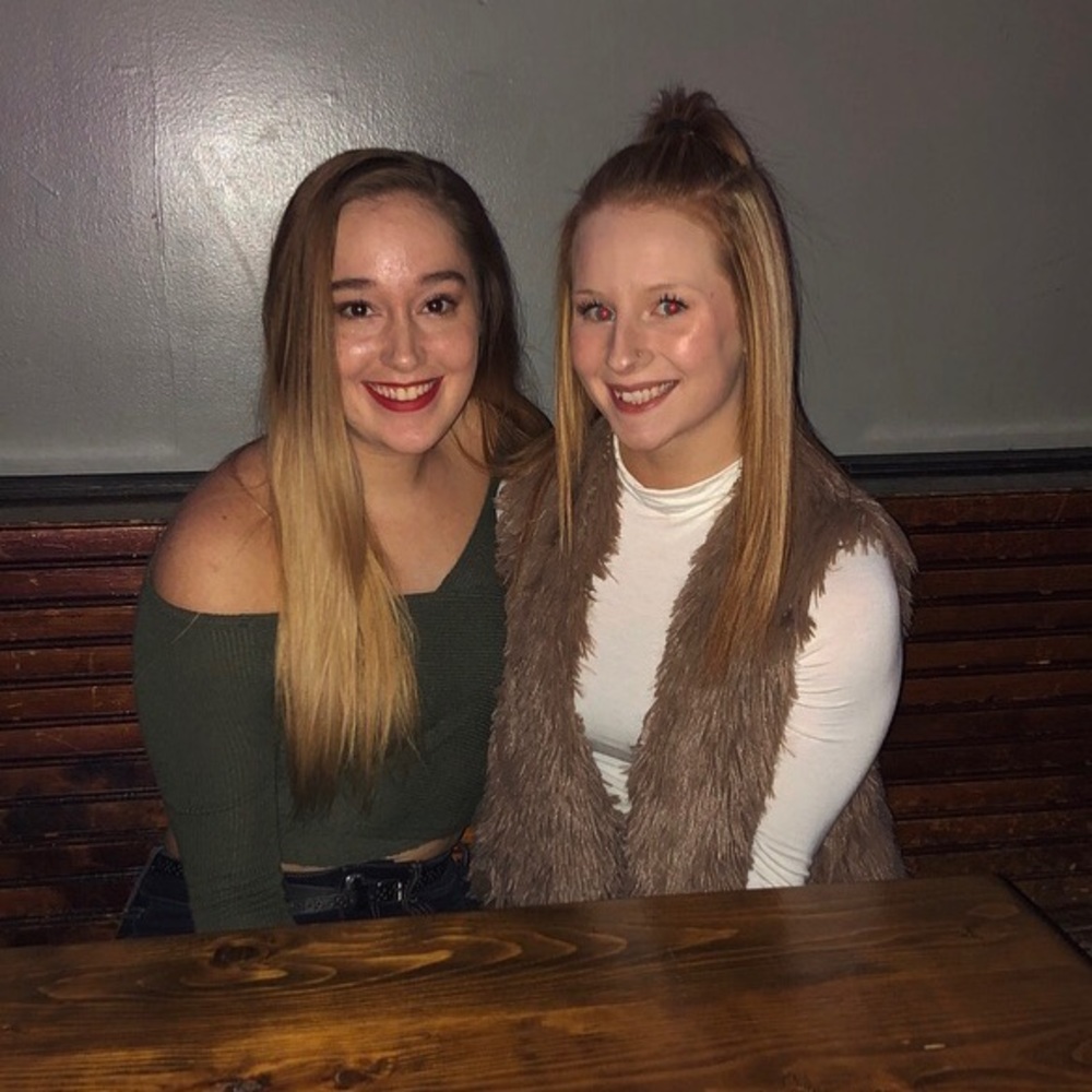 Brown Fuzzy Vest and White Long Sleeve